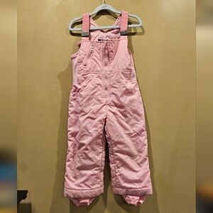 Rugged Bear Pink Snow Bibs